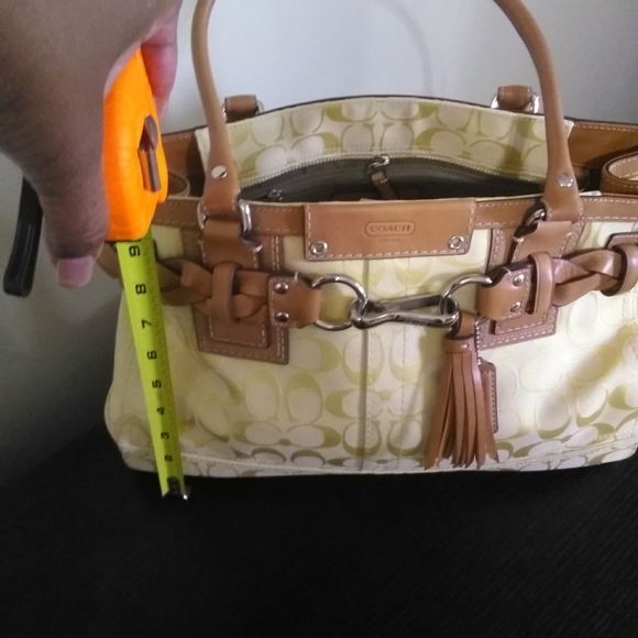Gently used Coach handbag with wallet. - Picture 4 of 9